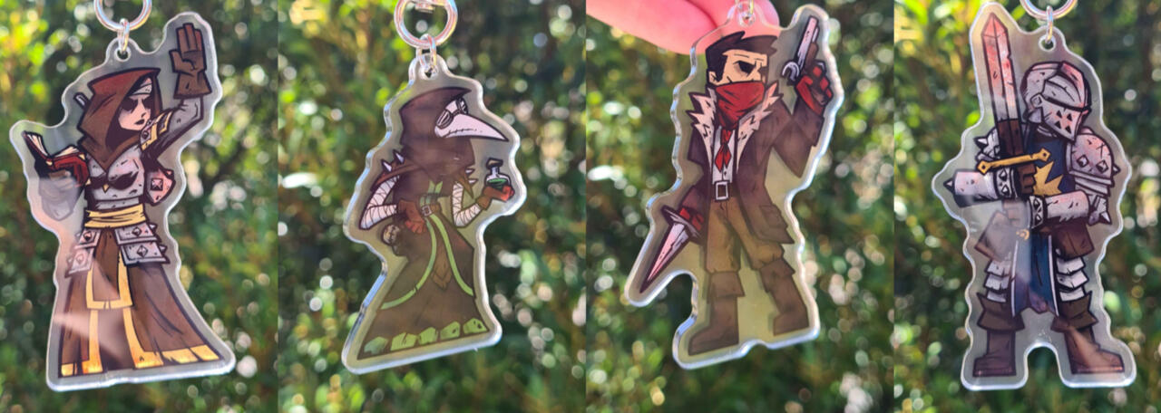 Darkest Dungeon keychains